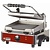 Diamond Single Cast Iron Contact Grill, Grooved Grill Plate, 225 x 255 mm, 1,8 kW