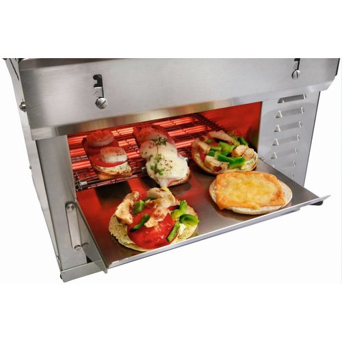 Diamond Piekarnik taśmowy D. 300 mm (W.110) z kwarcem "S-POWER" | 3000W | 230V | 470x720x(H)385mm