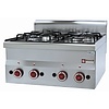 Diamond Countertop Gas Cooker with 4 Burners, 11870 kcal / h