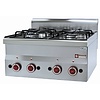 Diamond Countertop Gas Cooker with 4 Burners, 11870 kcal / h