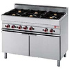 Diamond Gas Cooker with 6 Burners and Two Ovens, 28650 kcal / h