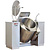 Diamond Gas Boiling Kettle 200 L with Indirect Heating, 0,5 kW, 33540 Kcal/h