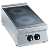 Diamond Countertop VitroCeramic Electric Cooker with 2 Heating Zones, 6,8 kW