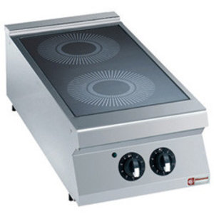 Diamond Countertop VitroCeramic Electric Cooker with 2 Heating Zones, 6,8 kW Diamond Countertop VitroCeramic Electric Cooker with 2 Heating Zones, 6,8 kW