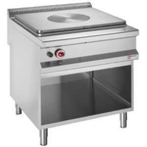 Diamond Gas Cooker with 1 Hot Plate and Open Cupboard GN 2/1, 10320 kcal / h