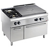 Diamond Gas Cooker with 2 Burners and 1  Hot Plate, Closed Cupboard and Gas Oven GN 2/1, 30100 kcal / h Diamond Gas Cooker with 2 Burners and 1  Hot Plate, Closed Cupboard and Gas Oven GN 2/1, 30100 kcal / h