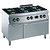 Diamond Gas Cooker with 6 Burners, CupBoard and Gas Oven GN 2/1, 33540 kcal / h