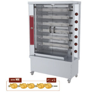 Diamond Gas Rotisserie Grill 6 Splits, 36 Chickens, 30444 kcal/h, on Wheels Diamond Gas Rotisserie Grill 6 Splits, 36 Chickens, 30444 kcal/h, on Wheels