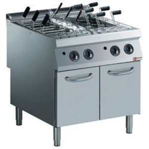 Diamond Gas pasta cooker, 2 basins GN 1/1, on cupboard (without baskets) Diamond Gas pasta cooker, 2 basins GN 1/1, on cupboard (without baskets)