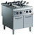 Diamond Gas pasta cooker, 2 basins GN 1/1, on cupboard (without baskets)