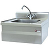Diamond Wash Basin, 600x600x(h)400 mm with Mixing Tap and Siphon