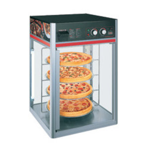 Diamond Countertop Pizza Heating Display, 4-Level, 1,47 kW, Silver, Rotary Grids