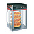 Diamond Countertop Pizza Heating Display, 4-Level, 1,47 kW, Silver, Rotary Grids