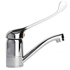 XXLselect Medical Deck Mounted Kitchen Faucet with Ceramic Mixer Ø 40 mm and Swivel Spout 160 mm
