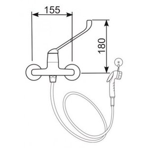 XXLselect Wall-mounted shower/bidet mixer XXLselect Wall-mounted shower/bidet mixer
