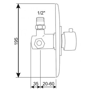 XXLselect Shower timer for concealed installation