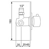 XXLselect Shower timer for concealed installation