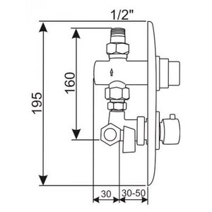 XXLselect Shower timer for concealed installation XXLselect Shower timer for concealed installation