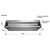 XXLselect Umywalka dwustanowiskowa 1200x425x(h)265 mm odpływ centralny