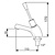 XXLselect Self-Closing Deck-Mounted Basin Faucet with Push-Button, Water Connection Thread 1/2'', Height 170 mm