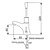 XXLselect Self-Closing Deck-Mounted Basin Faucet with Push-Button, Water Connection Thread 3/8'', Height 220 mm