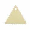 TOM-GAST Dough scraper, triangle, serrated