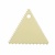 TOM-GAST Dough scraper, triangle, serrated