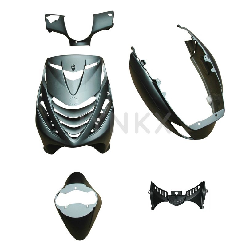 Kappenset Piaggio zip Mat Grijs 5-delig (SP look) | Jynkx