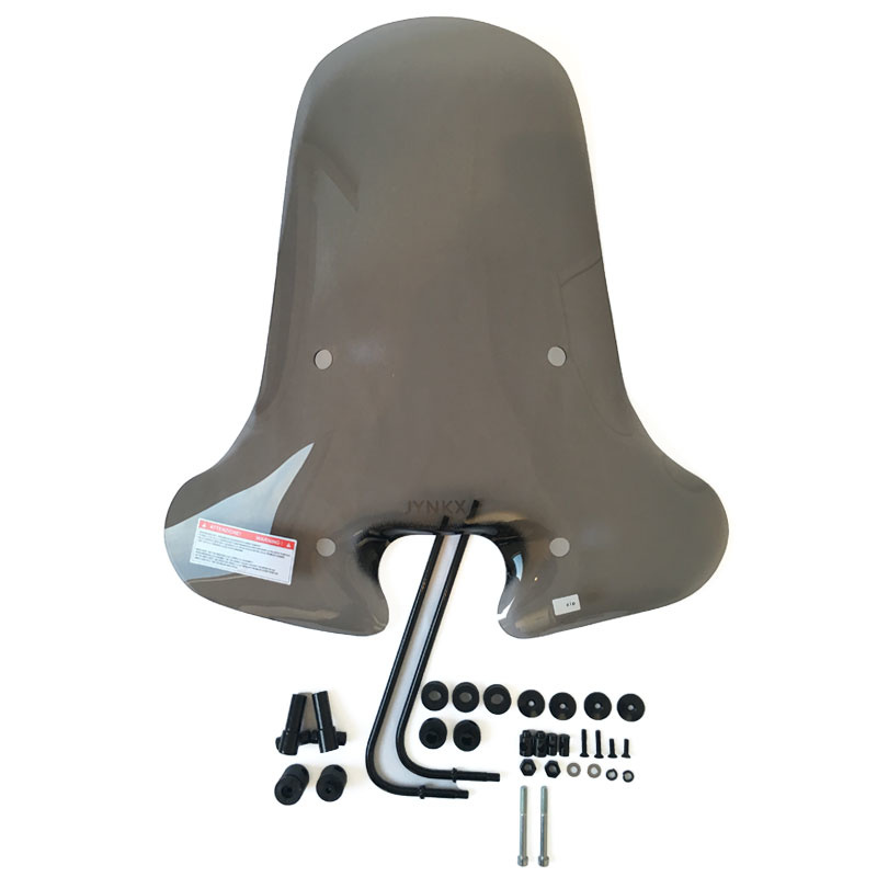 Windscherm Piaggio Zip Smoke hoog + bevestigingsset | Jynkx