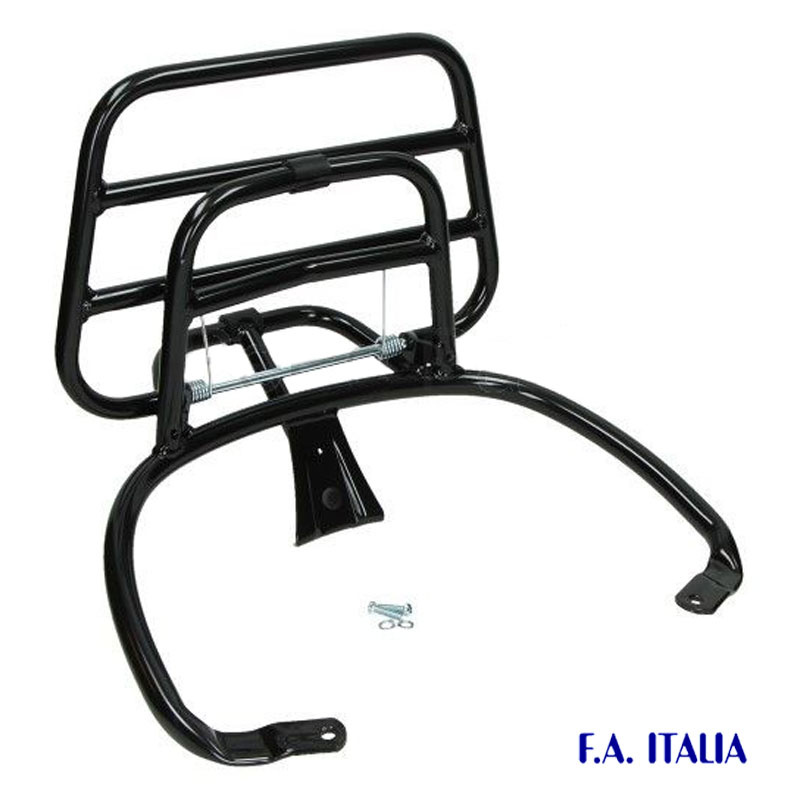 Achterdrager Vespa Primavera / Sprint glans zwart (FA Italia) | Jynkx