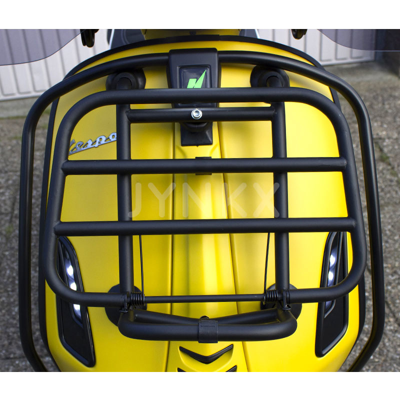 Voordrager Vespa Primavera / Sprint mat zwart imitatie | Jynkx