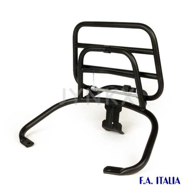 Achterdrager Vespa lx / S mat zwart imitatie | Jynkx