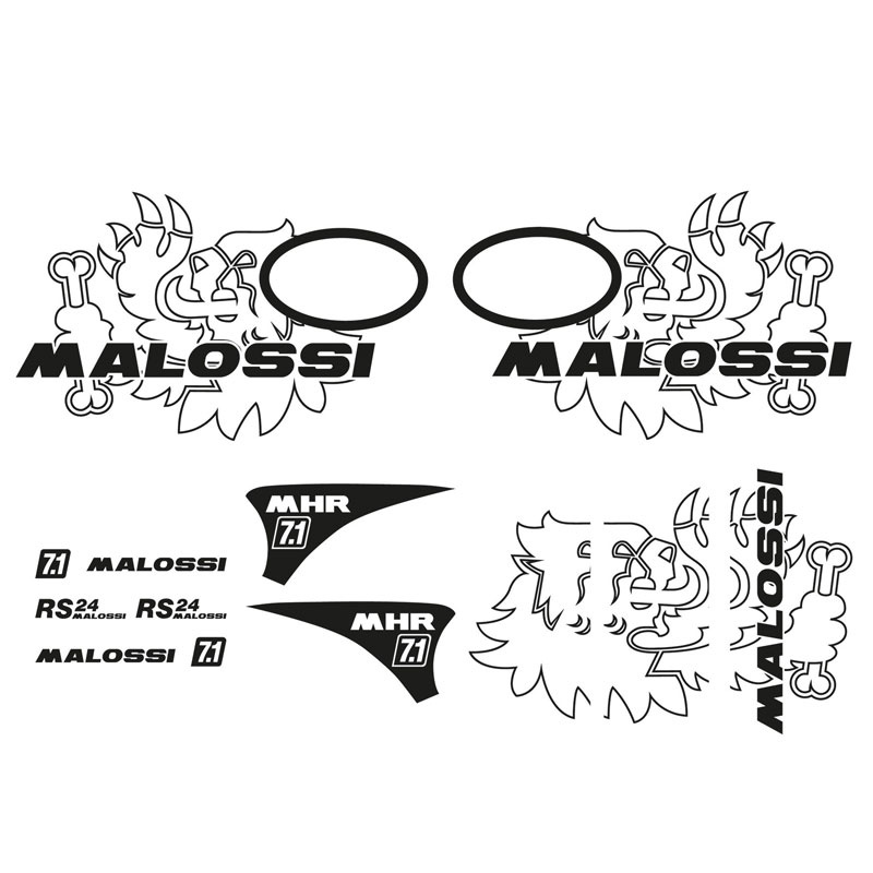 Stickerset Malossi Trofeo Vespa Primavera / Sprint | Jynkx