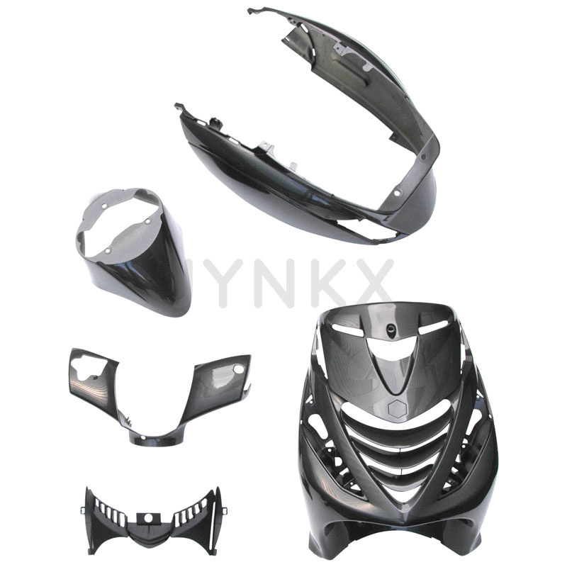 Kappenset Piaggio Zip Porsche Agaatgrijs 5-delig (SP look) | Jynkx