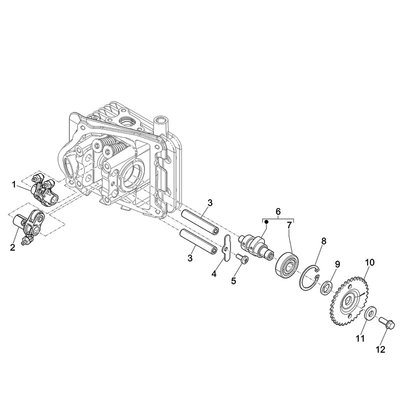 Nokkenas - tuimelaar Vespa Sprint 4T 3V iGET | Jynkx