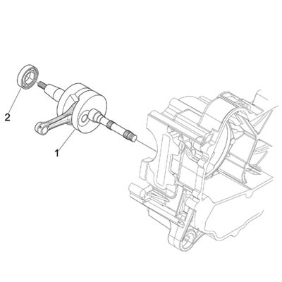 Krukas Piaggio zip 50 4T | Jynkx