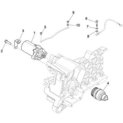 Startmotor Vespa Primavera 4T 3V iGET | Jynkx