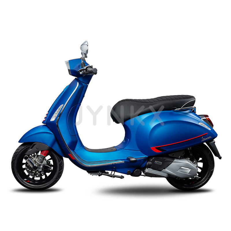 Stuurkap onder Vespa Sprint Sport 297/A blue vivace mat blauw