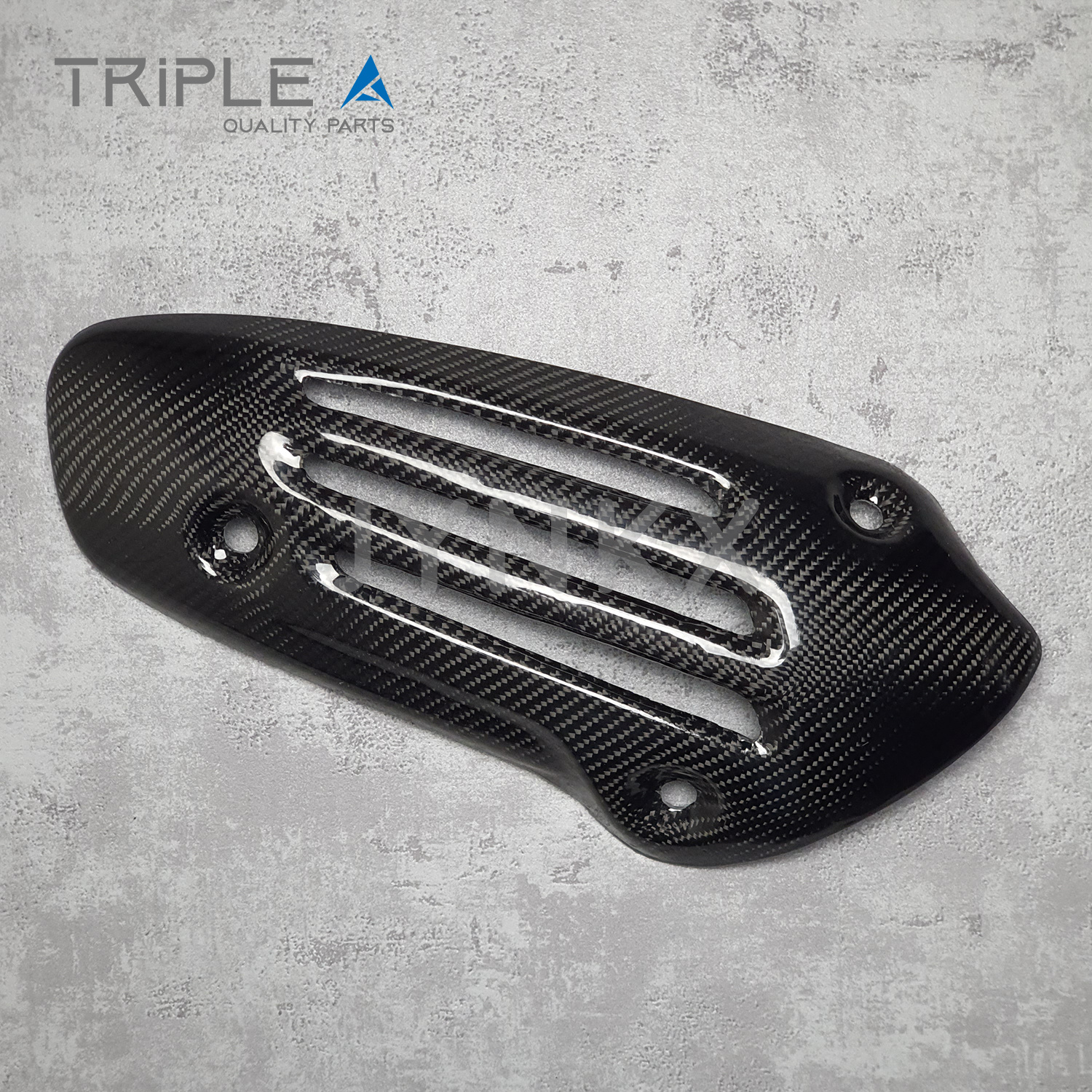 Carbon fiber hitteschild Vespa Primavera / Sprint iGET - Triple A