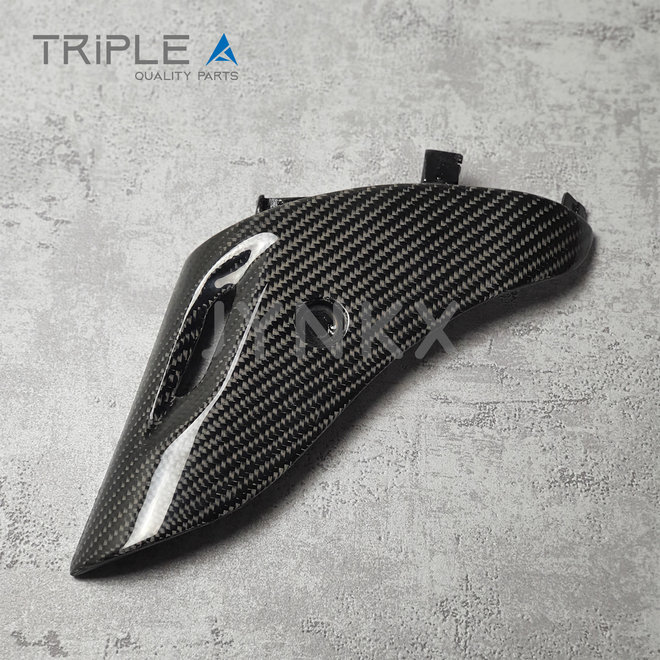 Carbon fiber beschermkap schokbreker model 1 Vespa Primavera / Sprint - Triple A