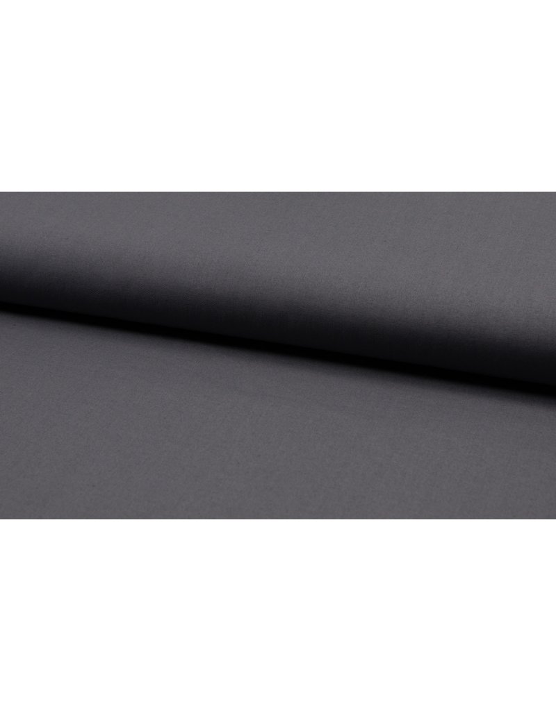 Baumwolle Uni dark grey