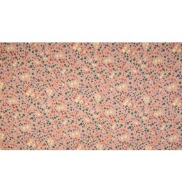 Jersey Motiv Mix Dots dusty pink