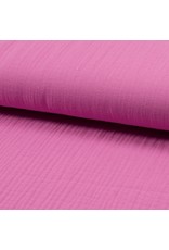 Musselin Uni fuchsia Double Gauze