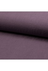 Leinen uni mauve