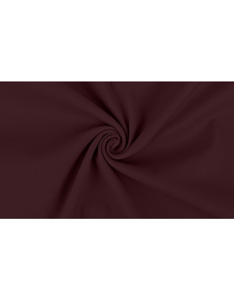 Twill Baumwolle Peach Cotton Stretch bordeaux - MU