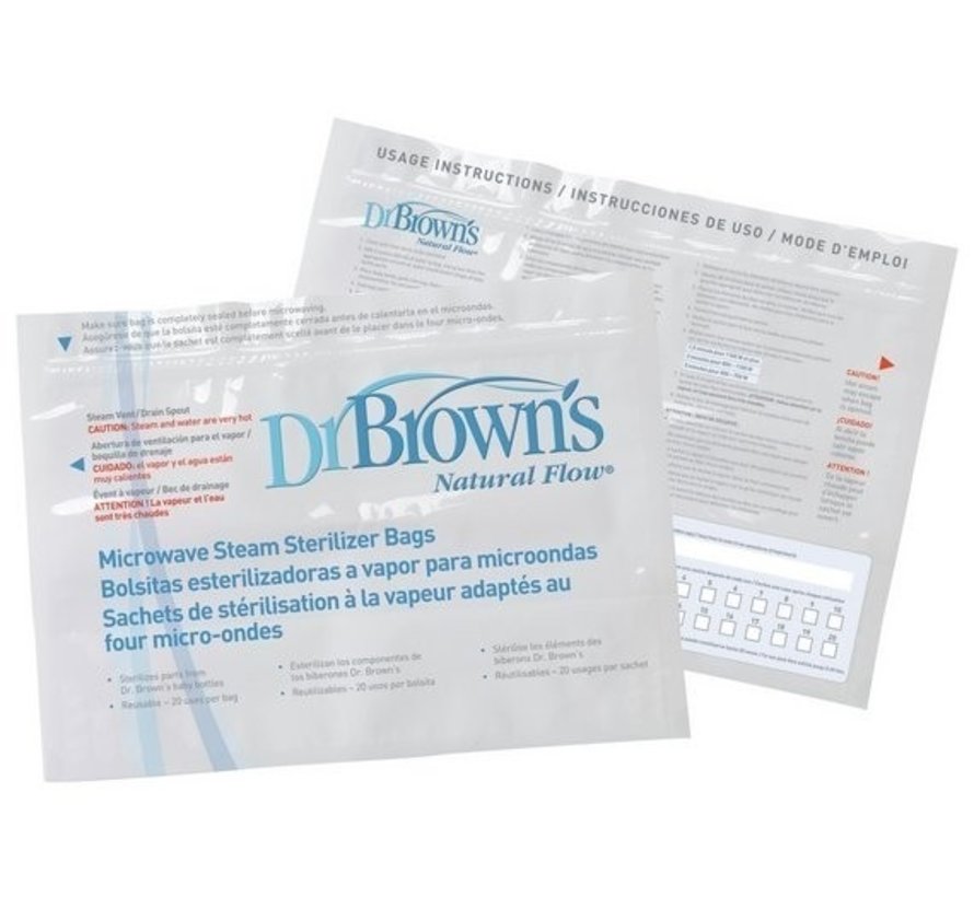 Dr Browns Magnetron sterilisatie zakjes (5 stuks)