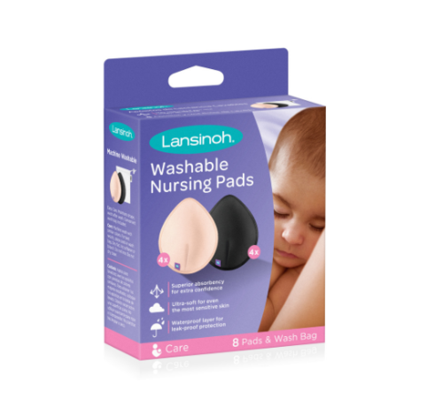 Lansinoh Lansinoh Wasbare Zoogcompressen (8 stuks)