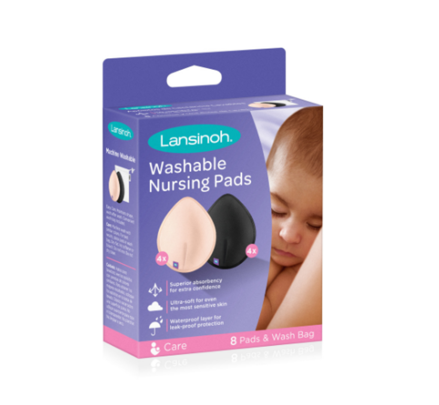 Lansinoh Wasbare Zoogcompressen (8 stuks)