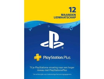 PlayStation Network - PlayStation Plus card
