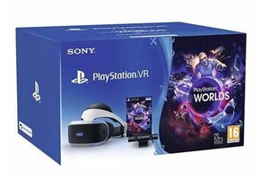 PlayStation VR V2 + Camera New + VR Worlds + featured title + soundbar